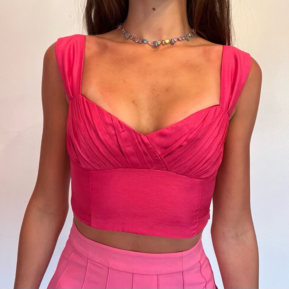 pink ARITZIA crop top 🩷 size 00